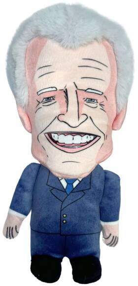 Sunspark 850061307354 8 Inch Joe Biden Plush Dog Toy With Squeaker - Funny Political Pet Chew For D