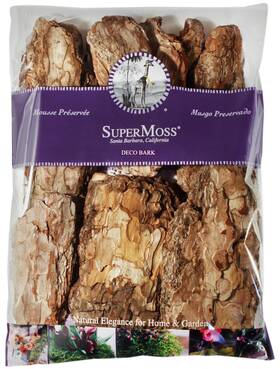Supermoss 759834232056 23205 Decorative Bark Natural 480 Cu In Display Bag
