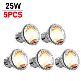 Supreme-goodsoutlet 313093874862 1-10pcs 25/50/75w Uva Uvb Reptile Lamp Bulb Turtle Basking Uv Light Bulbs Heatin