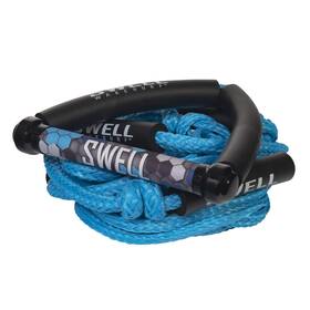 Swell Wakesurf Creator 850025421362 Pro Rope - 24ft 3 Section 3/4 Inch Line Aqua