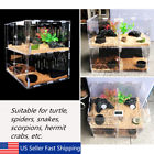 Sxq885148 Unbranded Reptile Acrylic Turtle Pet Insect Spider Lizard Breeding Tank