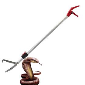 Syfrllc 791137881906 7.3ft Snake Catcher Tongs Grabber Professional Traps Stick Heavy Duty Auminum