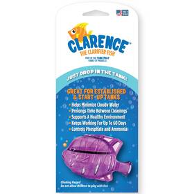 Ccp-1 Tank Pals Clarence The Clarifier Fish - 1 Pk Aquarium Treatment 10 Gal