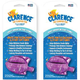 Ccp-2 Tank Pals Clarence The Clarifier Fish - 2 Pk Aquarium Treatment 10 Gal