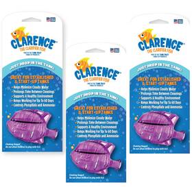 Tank Pals Ccp-3 Clarence The Clarifier Fish - 3 Pk Aquarium Treatment 10 Gal