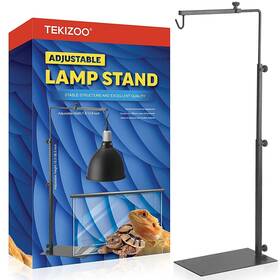 Tekizoo 719704296366 Reptile Lamp Stand Adjustable Fixture Hanger Metal Holder For Repti