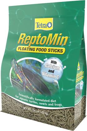 Aq-16266-10 Tetra Reptomin Floating Food Sticks For Aquatic Turtles Newts And Frogs 2.65 Lbs
