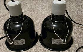 R08414 Tetrafauna Reptile Heat Lamp Dome Fixtures Set Of 2 120v 100w Max R08414 Tetrafauna Reptile Heat Lamp Dome Fixtures Set Of 2 120v 100w Max