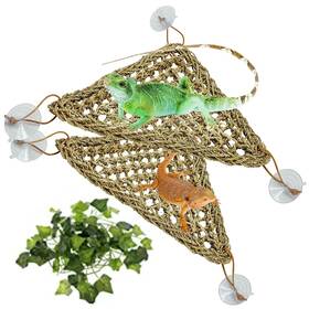 Tfwadmx 745103426271 3 Pack Bearded Dragon Hammock Lizards Lounger Reptile Climbing Accessories N