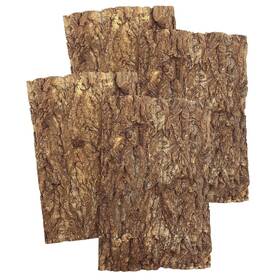 X11.8 Tfwadmx E-221 4pcs Cork Tile Terrarium Background 15.7 Inch Reptile Bark Backdrop