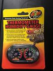 Th-27 Zoo Med Dual Analog Thermometer Humidity Guage