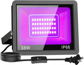 Cm-smx-tgd-38w Thecham 38w Led Black Lights Ip66 Waterproof Light Outdoor With 5ft