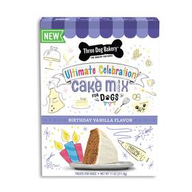 Three Dog Bakery 701159201354 Ultimate Celebration Cake Mix - Easy Diy Birthday M