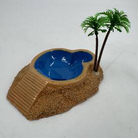 5290909 Thrive Hermit Crab Water Pool With Climbing Ramp Resin Habitat