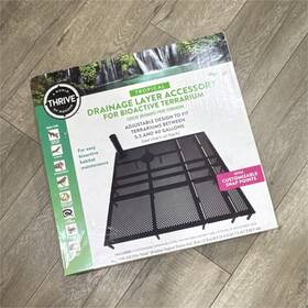 5328958 Thrive Tropical Drainage Layer Accessory Adjustable For 5.5-40 Gallon Terrarium