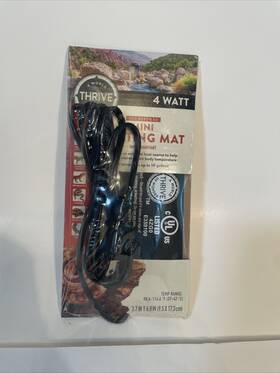 Thrive 737257843769 New A World Of Wonder 4 Watts Mini Heating Mat For All Reptiles