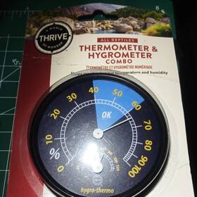 Thrive 737257887336 Thermometer And Hygrometer Combo Sealed New