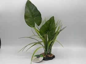 Thr-21-1164463 Thrive Natural Plant D Cor Reptiles Tropical Poseable Leaves Terrarium Gecko