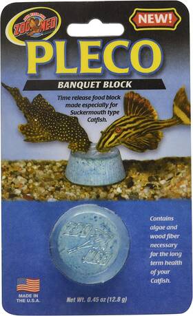 Azmbb8 Topdawg Pet Supply 26321 Zoo Med Laboratories Pleco Banquet Block Black 0.45 Ounce Pack Of 1