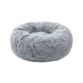 Tormays 755642931792 Calming Dog Cat Bed For Small Plush Round Cuddler Pet Bolster Faux Fur Fluff