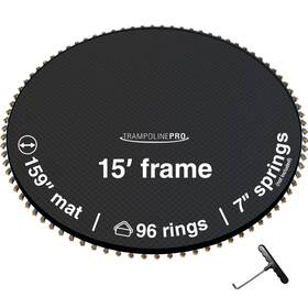 521505 Trampoline Pro Mat Replacement 15 Ft For 96 Springs With 7 Inch Spring