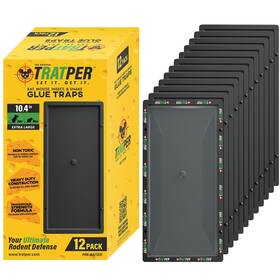 Pc101 Tratper Glue Traps For Mice Rat Mouse Snake Lizard Insect. Extra Strength Pre-baited