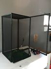 True Zoo Med Reptibreeze Md Open Air Black Aluminum Screen Cage 16 X16 X30 097612091113
