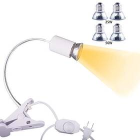 Tslive 784140327868 Reptile Heat Lamp Uvb Bulb Light Fixture Uva