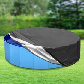 Tuf-022 Tufmunb 97 Inch Foldable Dog Pet Bath Pool Cover Portable Round Collapsible