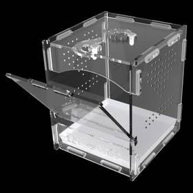 Twwtcro101015 Twwtcro Jumping Spider Enclosure Acrylic Insect Terrarium Praying Mantis Habitat Bug