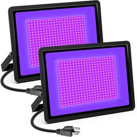 Bl-500w Tytopfan Black Lights 2 Pack 500w Ip66 Waterproof Flood Light With