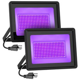 Bl300w Tytopfan Black 2 Pack 300w Ip66 Waterproof Flood Light With Plug 12ft Cable Fo