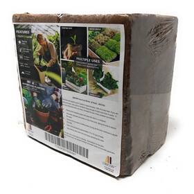 Ubicon 742436741583 Easy To Use Compressed Coco Coir Organic Top Soil For Indoor And Outdoor 24
