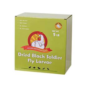 24787 Ucm Group 5lb Dried Black Soldier Fly Larvae For Chicken Poultry Wild Birds