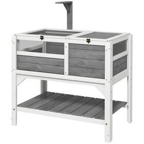 Uc01-d40025v00lg Uirio Indoor Tortoise Habitat With Storage Shelf Weather-protected Enclosure