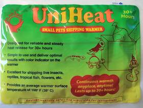 Uniheat 711730986136 30 Hour Shipping Warmers Heat Packs 10 Pack For Live Pets