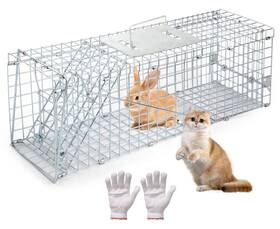 Uz003 Uzhika 24 Inch Animal Traps Live Trap Humane Cage For Stray Cats