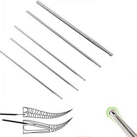 Snp-5 V-cheetong Professional Reptiles Snake Sexing Probes With Round Ball Tip 5 Pieces Silvery Snp-5 V-cheetong Professional Reptiles Snake Sexing Probes With Round Ball Tip 5 Pieces Silvery