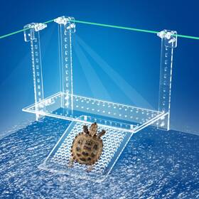 Td-0321 Vathery Turtle Docks Large Adjustable Basking Platform For Aquatic Turtles Sl