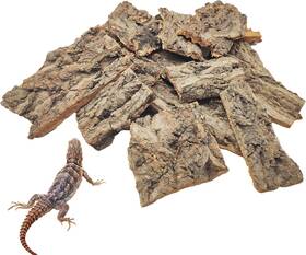 Vcepjh 705353588457 Reptile Bark Bedding 1 Lb Natural Cork For Reptiles Flat Wood T