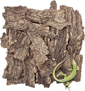 Hx030-2 Vcepjh Reptile Bark Bedding 2 Lb Natural Cork For Reptiles Brown