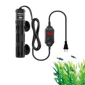 Sc-13050 Vcraze Aquarium Heater 25w/50w/100w/200w/300w Submersible Fish Tank With Led