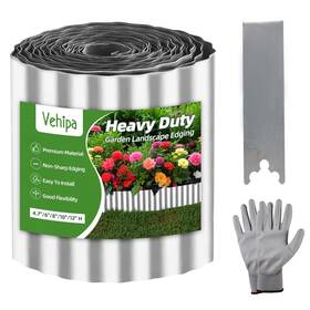P-hytp-s6-60f Vehipa Garden Edging Brooder For Landscaping 6 Inch X 60 Ft Corrugated Landscape