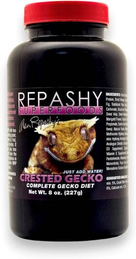 Ventures Inc. 445045298204 Crested Gecko Complete Diet Banana 8 Oz Jar