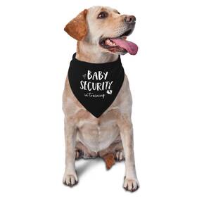Vercosee 768795862004 Baby Security In Training Dog Bandana New Shower Photograph Props Scarf