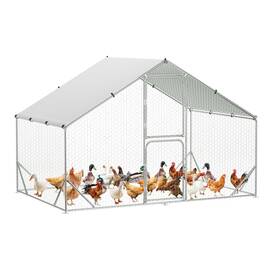 Sufxw-qz73kvhskx9fjmhaky9z Verisshade Large Metal Chicken Coop Run With Cover