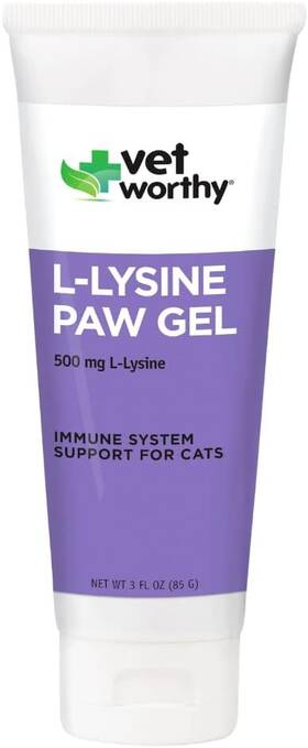 426039 Vet Worthy Lysine Paw Gel Aid For Cats - Cat To Support The 3 Oz