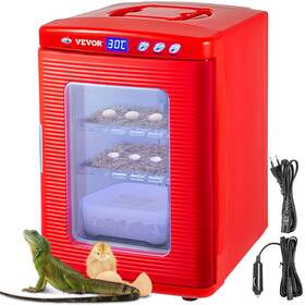 Vevor 617201609330 Red Reptile Incubator 25l Scientific Lab Digital Cooli