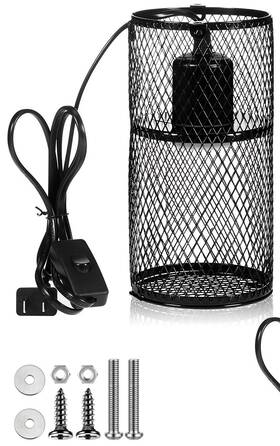 Anb-vihose-3460 Vihose Best 1 Pcs Reptile Heat Lamp Guard With 150w Ceramic Emitter Basking Nib