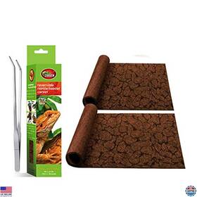 B07yjh46y3 Visit The Mclanzoo Store 2-pack Reptile Carpet For 20 Gallon Tanks - Premium Liner Snakes And Geckos